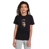 Qivi SFK0520-COCTS Baskılı Unisex Çocuk Siyah Sweatshirt