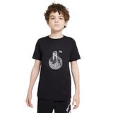 Qivi SFK0593-COCTS Baskılı Unisex Çocuk Siyah Sweatshirt
