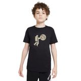 Qivi SFK0599-COCTS Baskılı Unisex Çocuk Siyah T-shirt