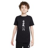Qivi SFK0611-COCTS Baskılı Unisex Çocuk Siyah Sweatshirt