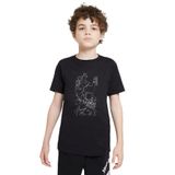 Qivi SFK0660-COCTS Baskılı Unisex Çocuk Siyah Sweatshirt
