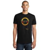 Qivi SFK0771ERKTS Guns N Roses Logo Metal Rock Baskılı Siyah Örme Erkek T-shirt