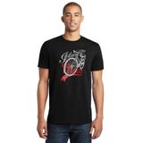 Qivi SFK0780ERKTS Ride My Bike Baskılı Siyah Örme Erkek T-shirt