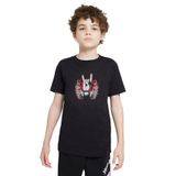Qivi SFK0781-COCTS Baskılı Unisex Çocuk Siyah Sweatshirt