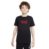 Qivi SFK0974-COCTS Baskılı Unisex Çocuk Siyah Sweatshirt