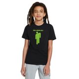Qivi SFK0979-COCTS Baskılı Unisex Çocuk Siyah Sweatshirt