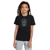 Qivi SFK2348-COCTS Vikings Odin Baskılı Unisex Çocuk Siyah Sweatshirt