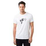 Qivi Silhouette Dandylion Flight Baskılı Beyaz Erkek T-shirt