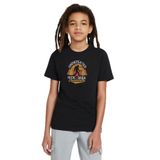 Qivi Silhouette Undefeated Hide and Seek World Baskılı Unisex Çocuk Siyah Sweatshirt