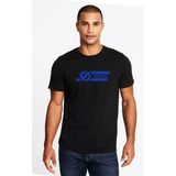 Qivi Ssparco Baskılı Siyah Örme Erkek T-shirt