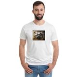Qivi Stalker Alta Silik Yazı Baskılı Beyaz Erkek Örme T-shirt