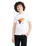 Qivi Summer Is Comming Baskılı Beyaz Erkek Çocuk T-shirt