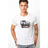 Qivi Supra Jza80 Baskılı Beyaz Erkek Örme T-shirt