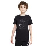 Qivi Tale Of Two Wolves Graphic Novel Baskılı Unisex Çocuk Siyah T-shirt