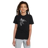 Qivi The Crow Of Ragnar Baskılı Unisex Çocuk Siyah Sweatshirt