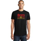 Qivi The Doors Riders On The Baskılı Siyah Erkek Örme T-shirt