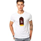 Qivi The Haunting Of Hill House Door Baskılı Beyaz Erkek Örme T-shirt