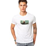 Qivi The Last Of Us Part 2 Baskılı Beyaz Erkek Örme T-shirt