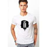 Qivi The Last Of Us Part2 2 Baskılı Beyaz Erkek Örme T-shirt