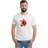 Qivi The Muppets Baskılı Beyaz Erkek Örme T-shirt