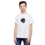Qivi The Offspring Yellow Baskılı Unisex Çocuk Beyaz T-shirt