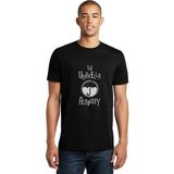 Qivi The Umbrella Academy Logo Yazı Baskılı Siyah Erkek Örme T-shirt
