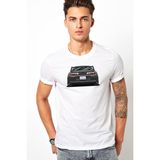 Qivi Toyota Supra A80 Baskılı Beyaz Erkek Örme T-shirt