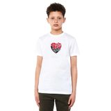 Qivi True Love Baskılı Beyaz Erkek Çocuk T-shirt