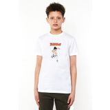 Qivi Tsubasa Baskılı Beyaz Erkek Çocuk T-shirt