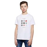 Qivi Twenty One Pilots Blurryface Baskılı Unisex Çocuk Beyaz T-shirt