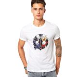 Qivi Undertale Skull Os Baskılı Beyaz Erkek Örme T-shirt