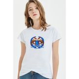 QIVI Wit Ravenclaw Wisdom Baskılı Beyaz Kadın Örme Tshirt T-shirt Tişört T Shirt