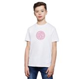 Qivi World Maze Labirent Baskılı Unisex Çocuk Beyaz T-shirt