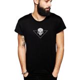 Qivi You Are Dead Baskılı Siyah Erkek Örme T-shirt