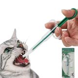 QIYADIN Kedi İlaç Atıcı Evcil Hayvan Piller Tabancası Köpek İlaç Atıcı Kedi Tablet Yumuşak Uçlu Şırınga Evcil Hayvan Tıbbi Besleme Dağıtıcı Aracı Küçük Hayvanlar için