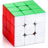 Qiyi Warrior S Magic Cube 3x3 Dönen Pürüzsüz Sihirli Küp 3D Bulmaca Çocuklar Için Büküm Zek