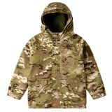 QIYUANT Çocuklar için dış mekan taktik kıyafet, kamuflaj ceket ve pantolon seti, polar dolgulu, Airsoft askeri kamuflaj, kışlık, dövüş, yürüyüş, av, kamp, erkek ve kız çocukları için