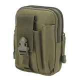 Qiyuant Taktik bel çantası, Molle EDC kompakt çanta çok fonksiyonlu bel çantası, küçük askeri çanta, kemer, cep telefonu, tırmanma, yürüyüş, kamp, spor için