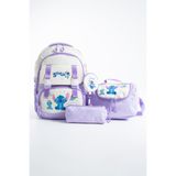QL ACCESSORY Stich Lüx 3lü set İlk Okul Çantası