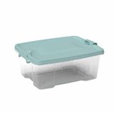 Qlear-Box Transparent Yeşil Saklama Kutusu 22 Lt