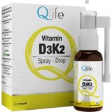 Qlife D3 ve K2 Vitamini Içeren Damla Takviye Edici Gıda
