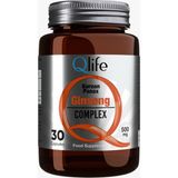 Qlife Korean Panax Ginseng Kore Ginsengi Içeren Kapsül Takviye Edici Gıda