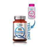 Qlife Magnezyum Triple Function Sitrat ve Malat ve Bisglisinat 30 Tablet