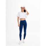 Qlu Infinity Collection Kadın Lacivert Seamless/dikişsiz Scrunch Tayt