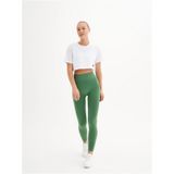 Qlu Infinity Collection Kadın Yeşil Seamless/dikişsiz Scrunch Tayt