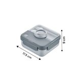 Qlux Ideas Qlux L-00927 Lunch Box Diyet Ofis Okul Sporcu Fitness Sefer Tası Çatal Kaşıklı Beslenme Kabı Bpa İçe