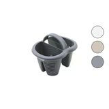 Qlux L-00515 Heybe Kaşıklık Tezgah Üstü 4 Bölmeli - Plastik (5433)