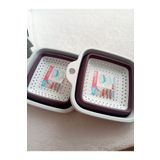 Qlüx L571 Ayarlanabilir Akordiyon Kare Süzgec Karışık Renk/desen Kırmızı Siyah Lila Pembe