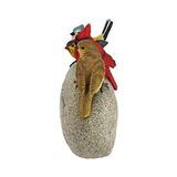 QM7512040 Bahçe Heykeli Kuş Sarısı Motifi, Orta, Renk - standart