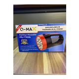 Qmax PS-7765A Şarjlı Projektör Yan Aydınlatmalı Uzun Menzil Led El Feneri